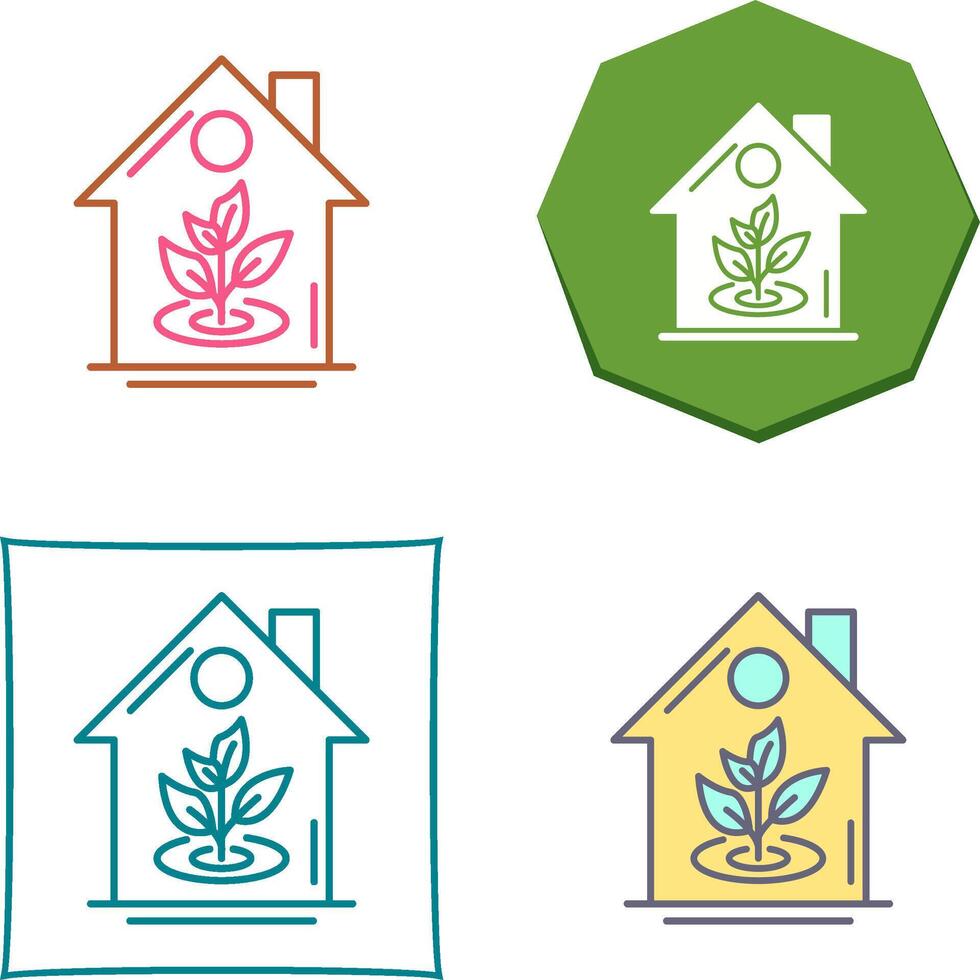 Plant Icon Design vector