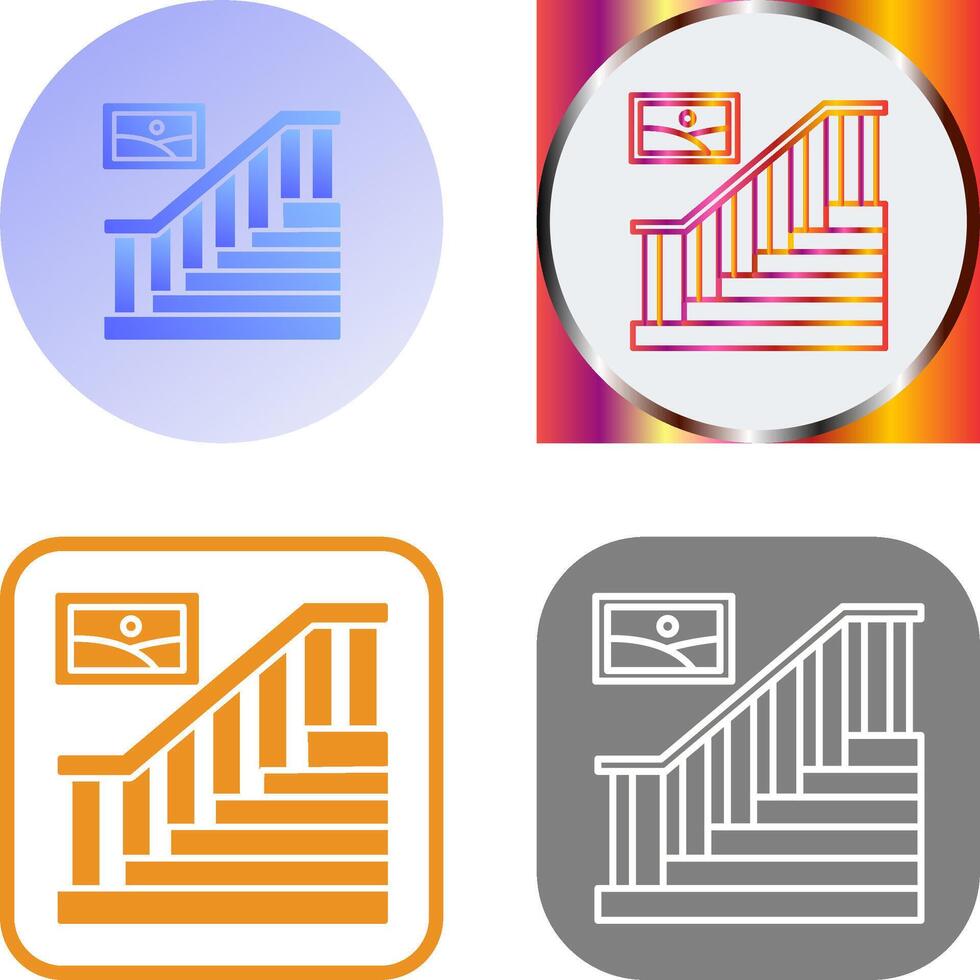 Stair Icon Design vector