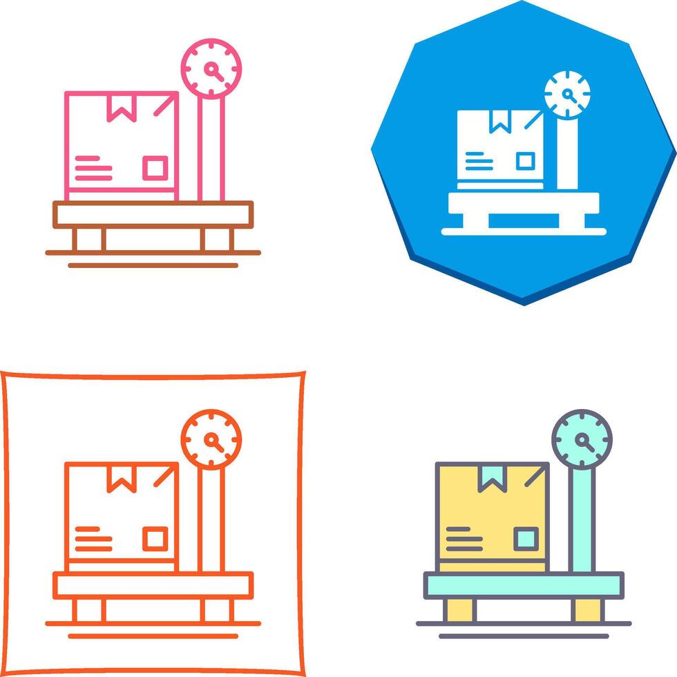 Weight Icon Design vector