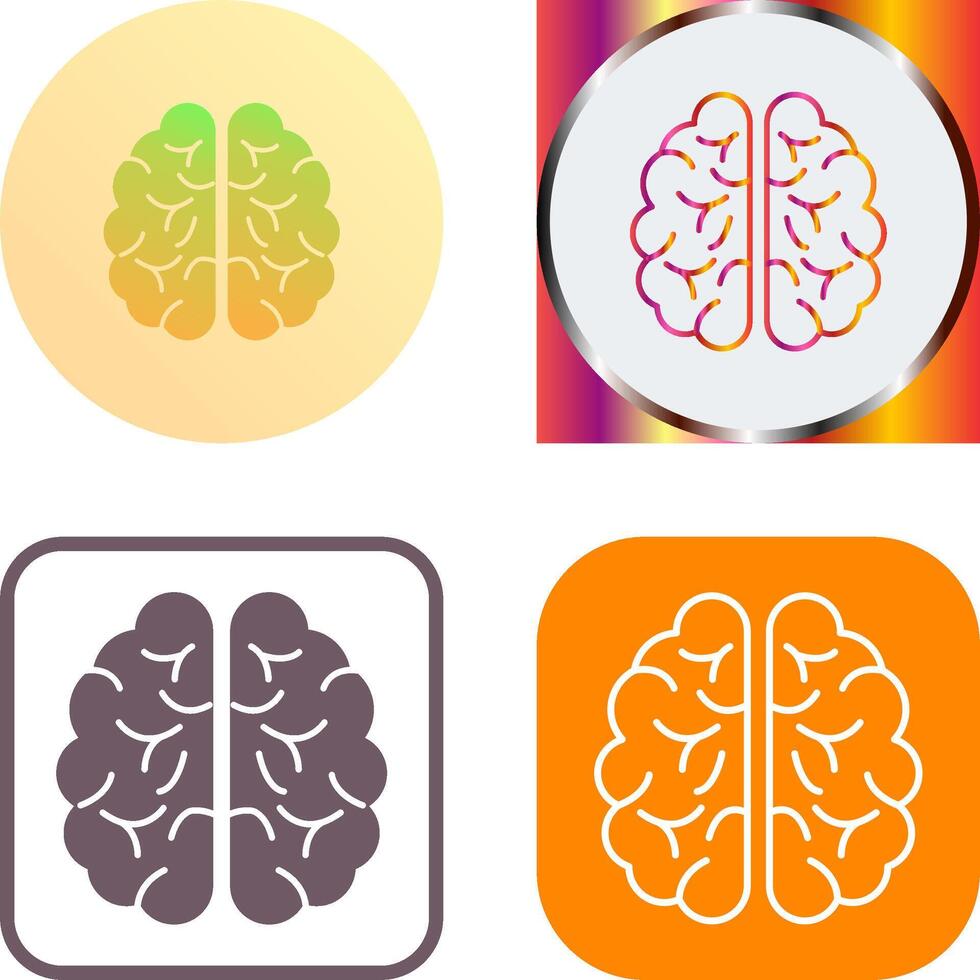 Brain Icon Design vector