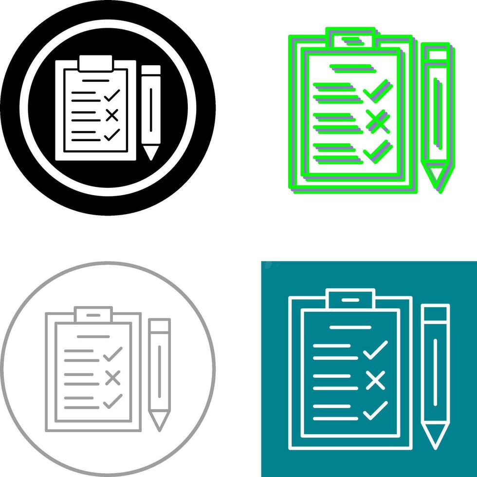 Clipboard Icon Design vector