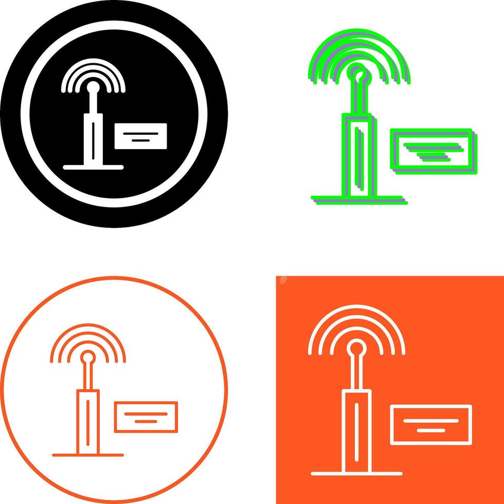 Signal Icon Design vector