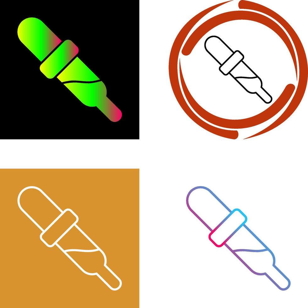 Dropper Icon Design vector