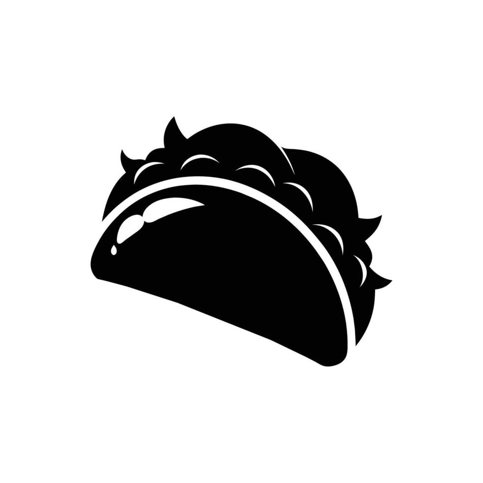Taco Tuesday Every Day Icon Silhouette Elevate Your Design Projects with Flavorful Mexican Food Illustrations for Cinco de Mayo vector