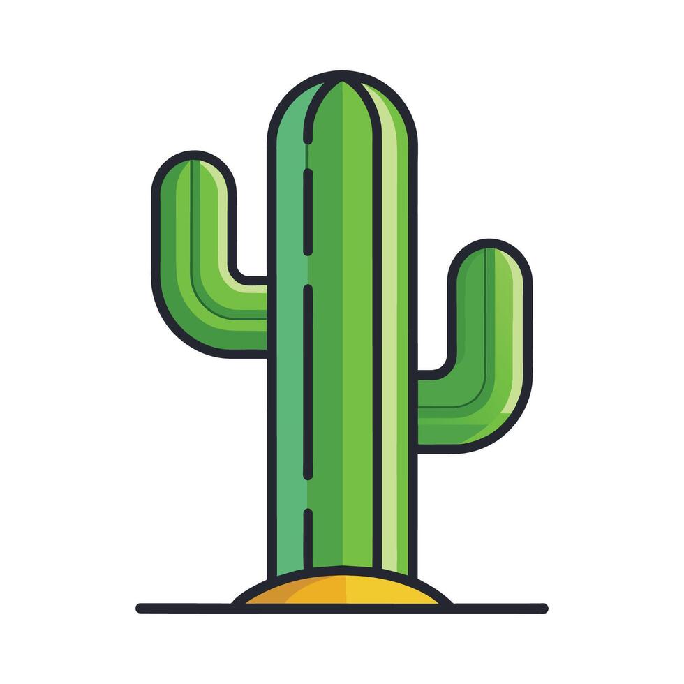 Fiesta Ready Cinco de Mayo Mexican Cactus Icon 3D Design for Vibrant Party Invitations vector