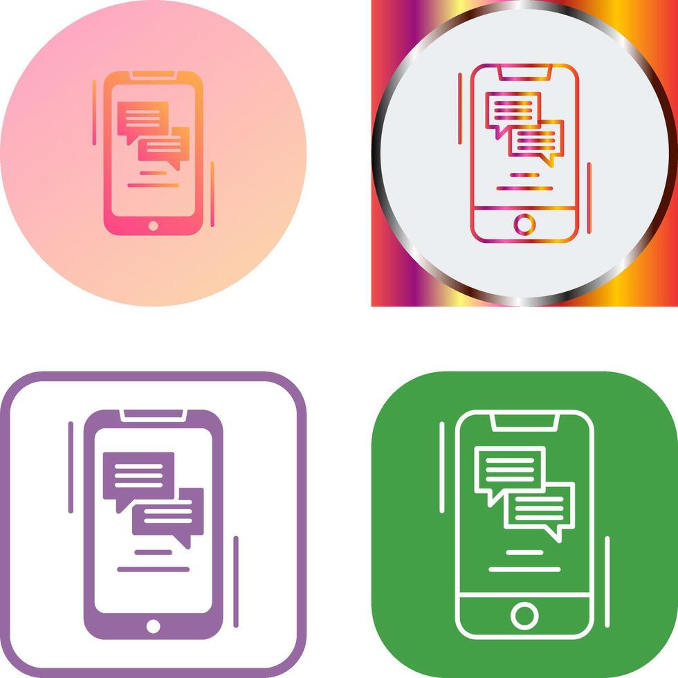 Text Icon Design vector