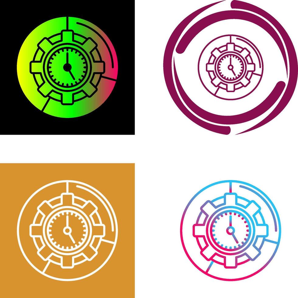 Time Management Icon Design vector
