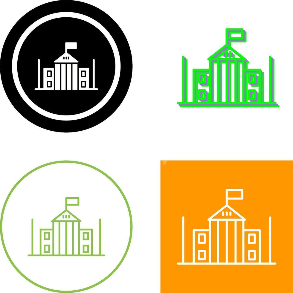 Parliament Icon Design vector