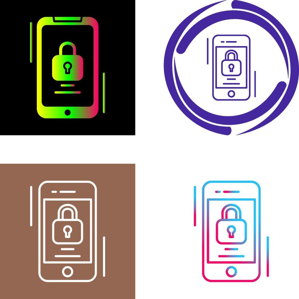 Lock Icon Design vector