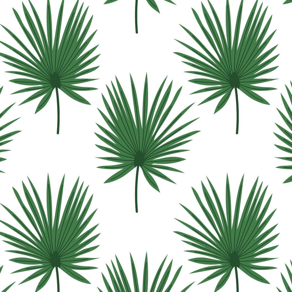 Tropical leaf pattern, jungle leaves seamless pattern, pattern for textile, summer background in pastel colors vector