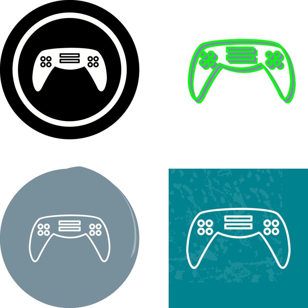 Unique Gaming Console Icon Design vector