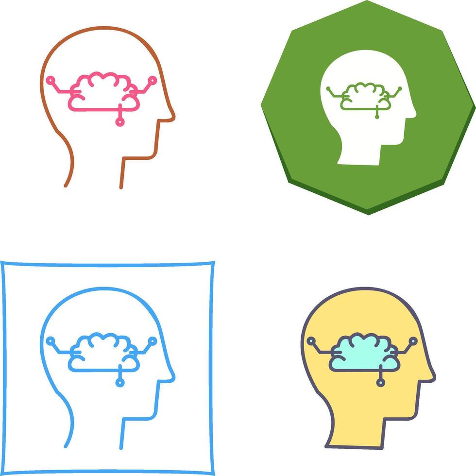 Thinking Icon Design vector