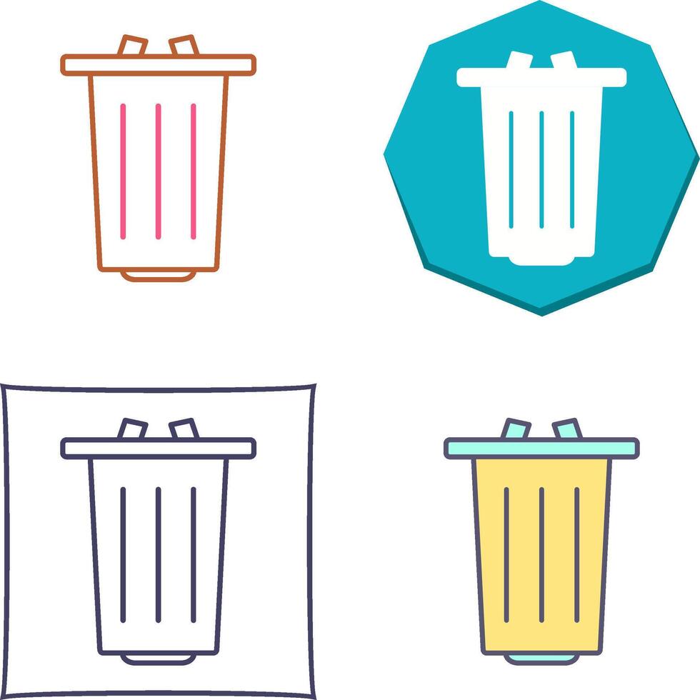 Garbage Icon Design vector