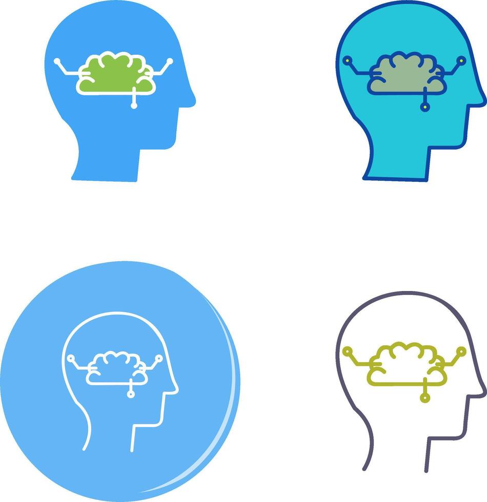 Thinking Icon Design vector