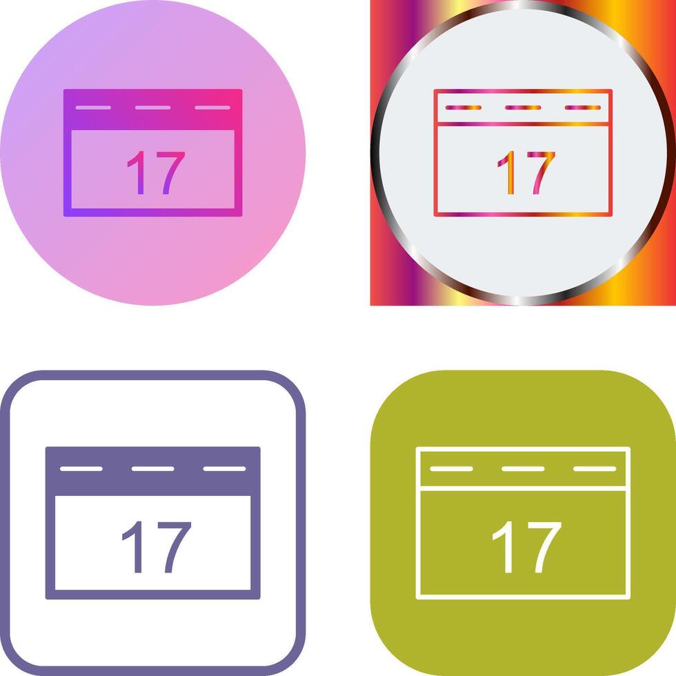 Unique Event Management Icon Design vector