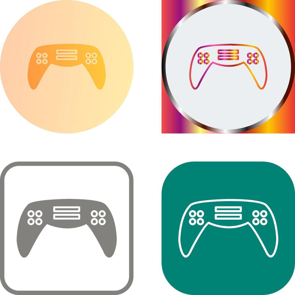 Unique Gaming Console Icon Design vector