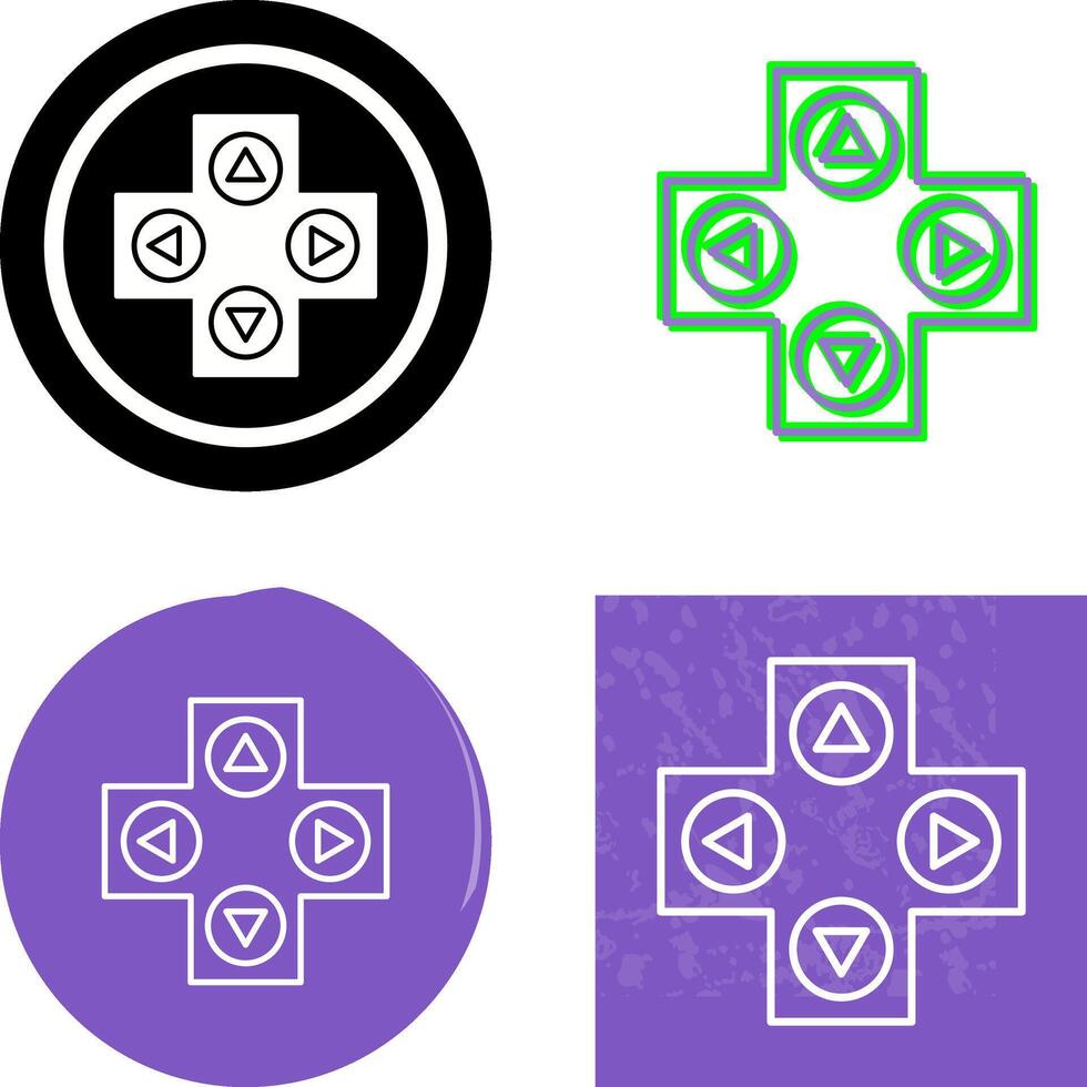 Unique Gaming Control Icon Design vector