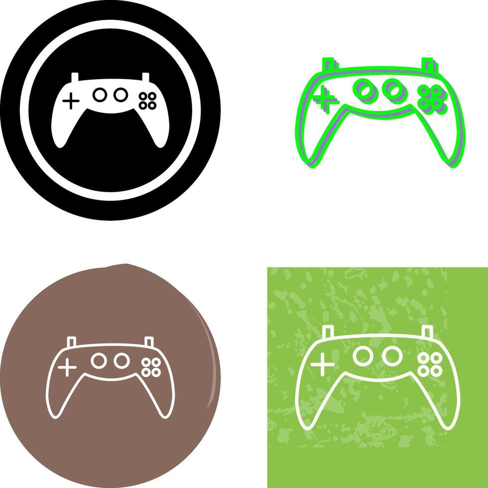 Unique Gaming Console Icon Design vector