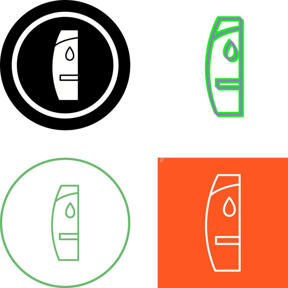 Shampoo Icon Design vector