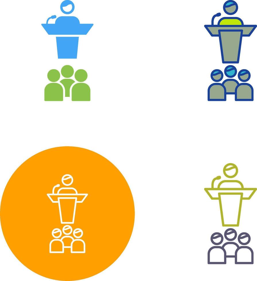 Seminar Icon Design vector