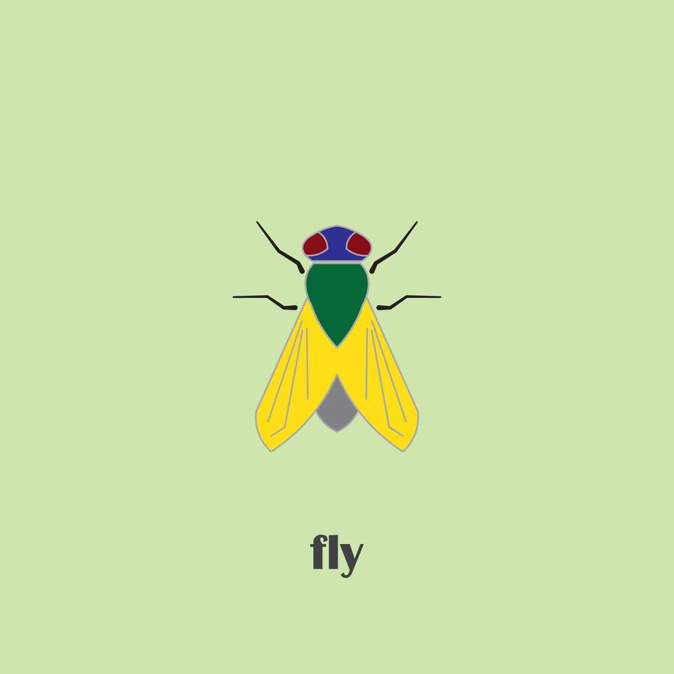 fly logo design vector