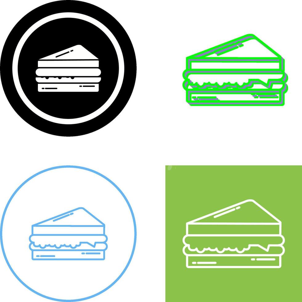 Sandwich Icon Design vector