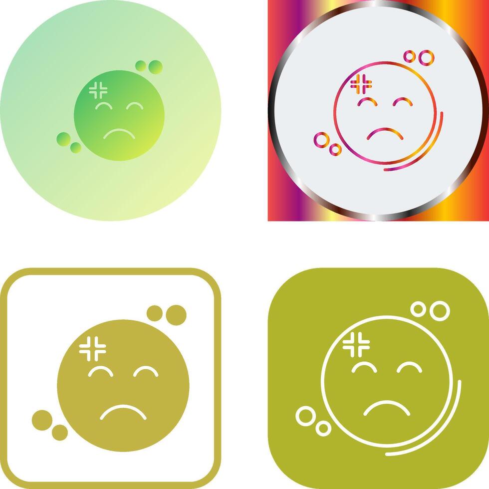 Dissapointment Icon Design vector
