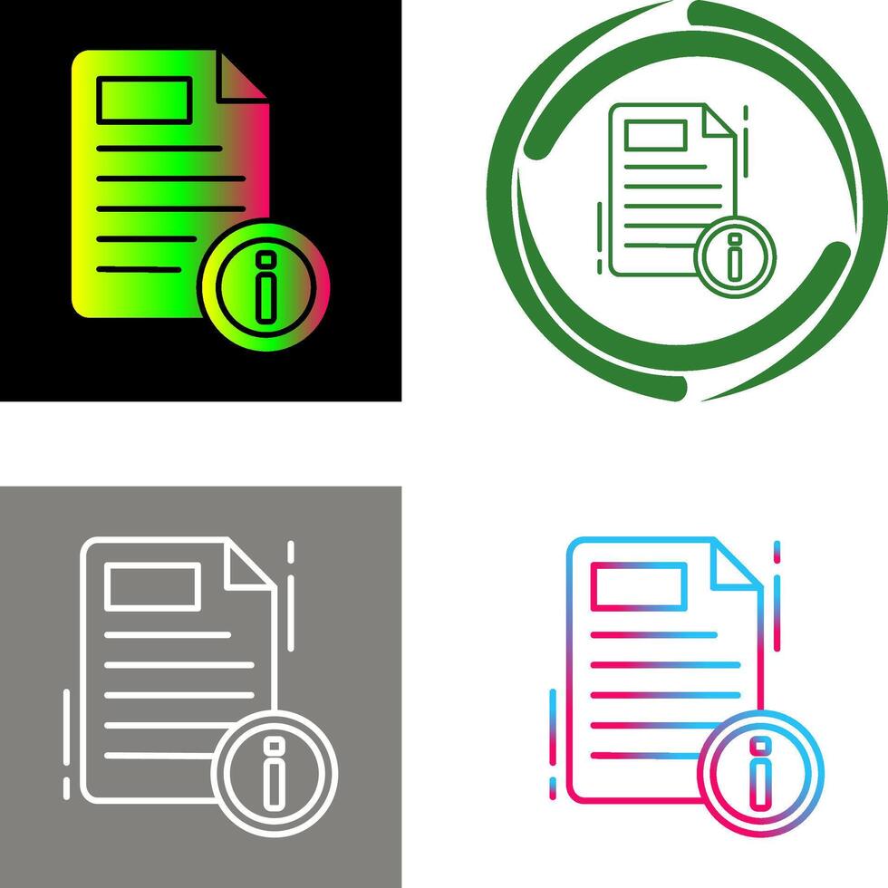 Document Icon Design vector