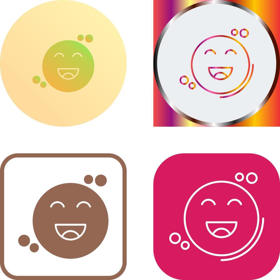 Happiness Icon Design vector