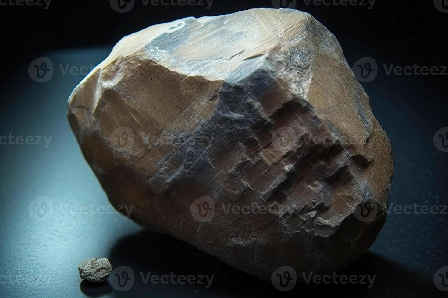 Nacrite is a rare precious natural stone on a black background. . Header banner mockup with space. photo