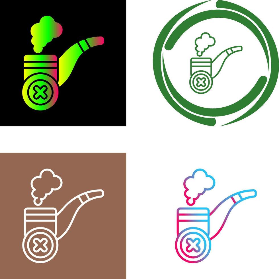 No Cigar Icon Design vector