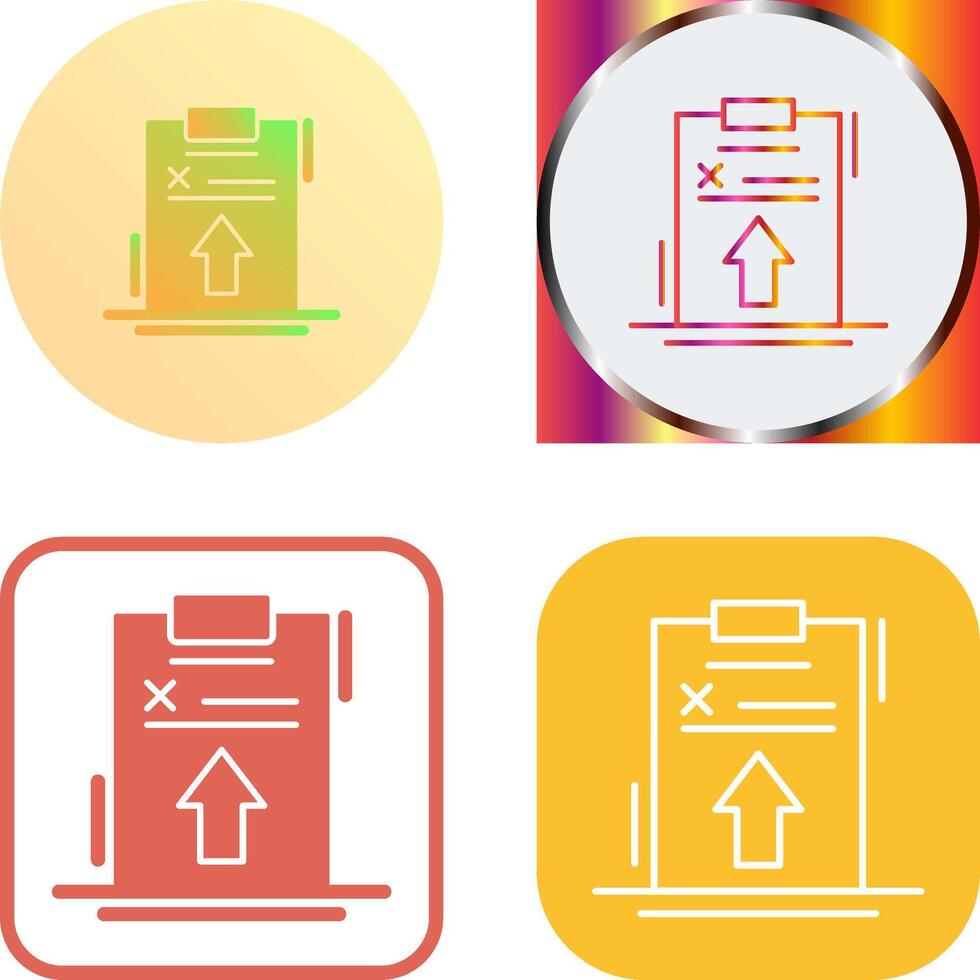 Upload Icon Design vector