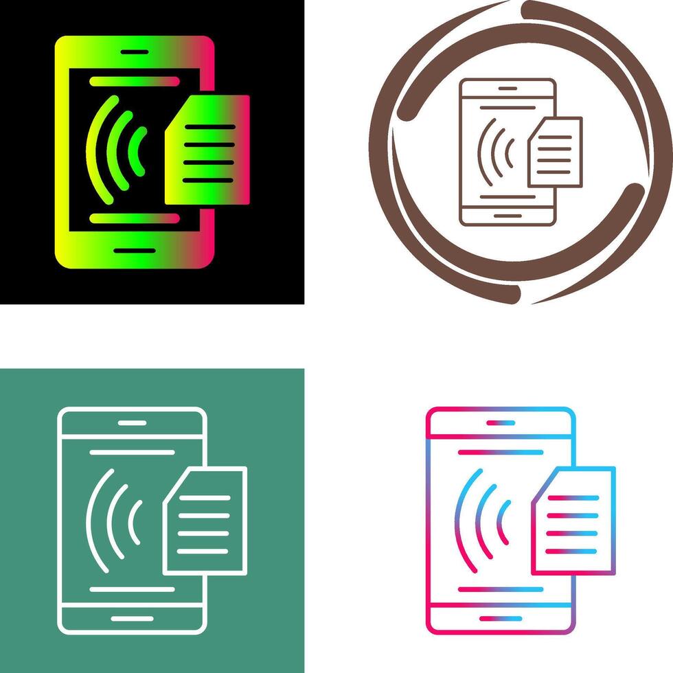 Smart Phone Icon Design vector
