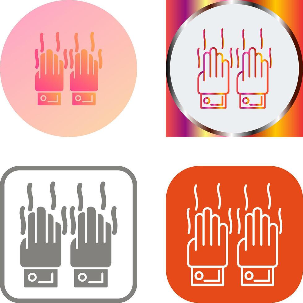 Smelly Hands Icon Design vector