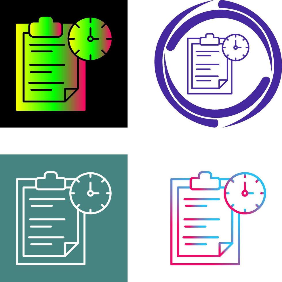 Task Management Icon Design vector