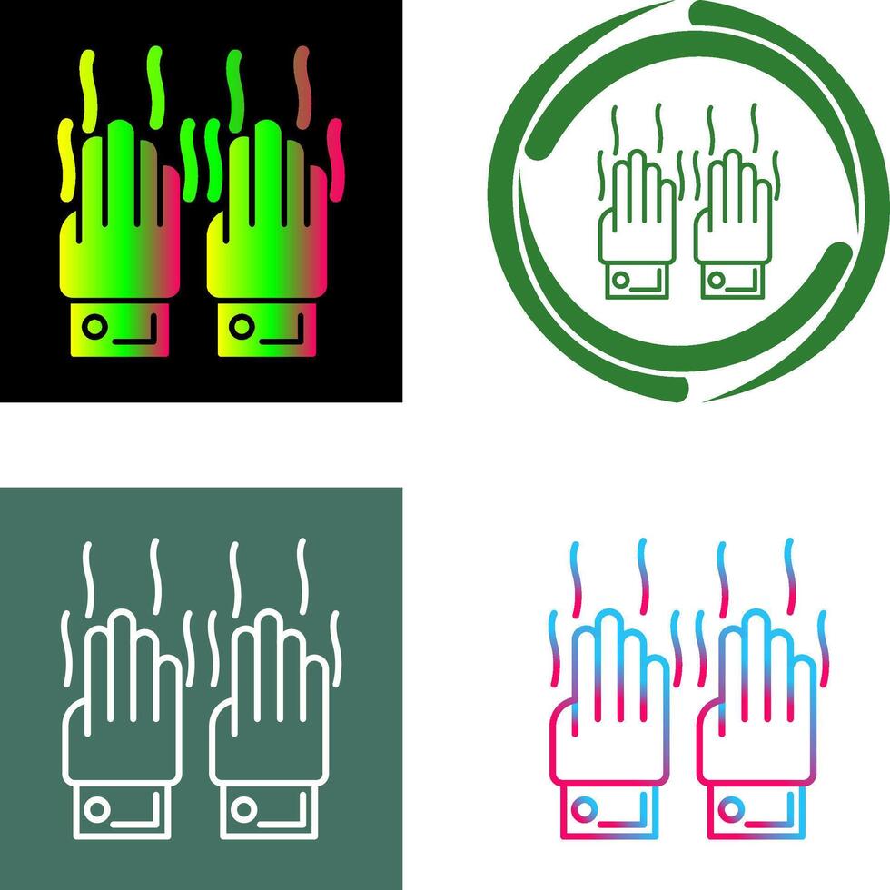 Smelly Hands Icon Design vector