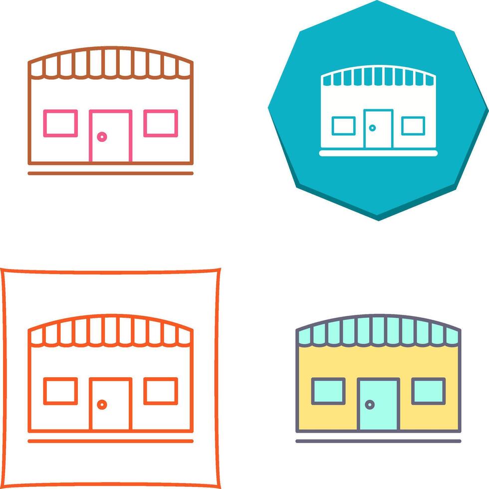 Unique Store Icon Design vector