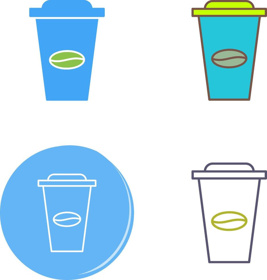 Coffee Cup Icon Design vector