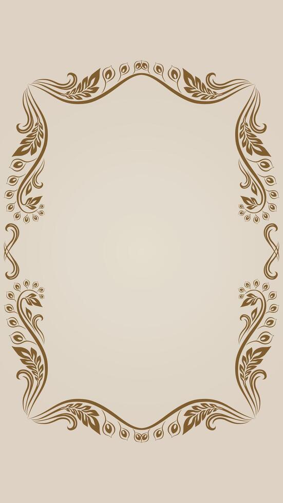 Aesthetic Frame Pattern vector