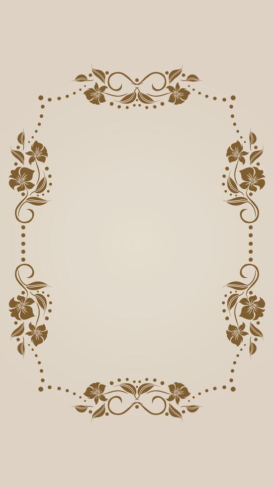 Aesthetic Frame Pattern vector