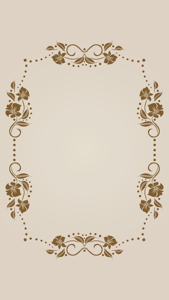 Aesthetic Frame Pattern vector