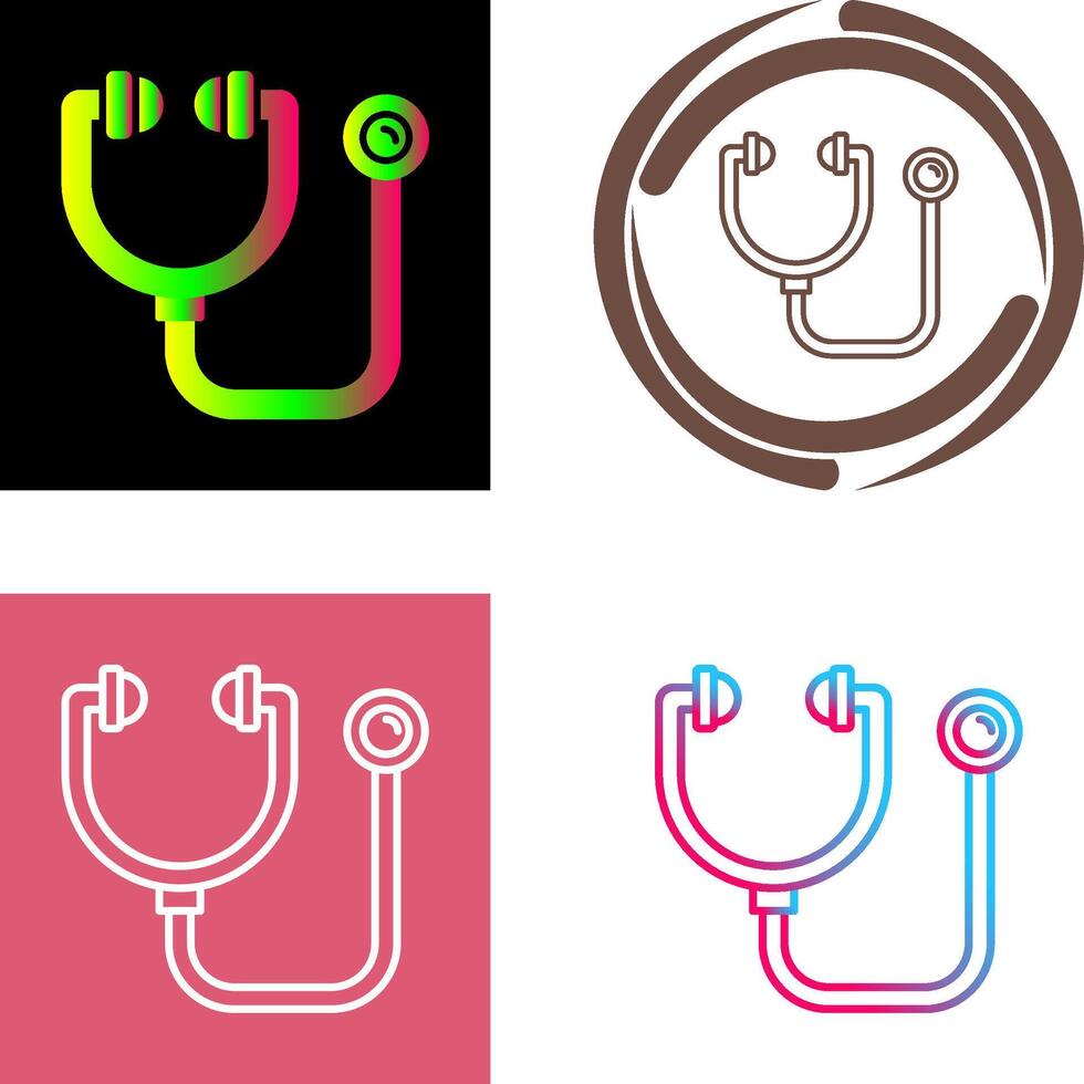 Stethoscope Icon Design vector