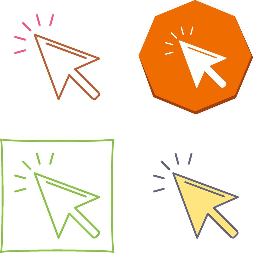 Unique Mouse Icon Design vector