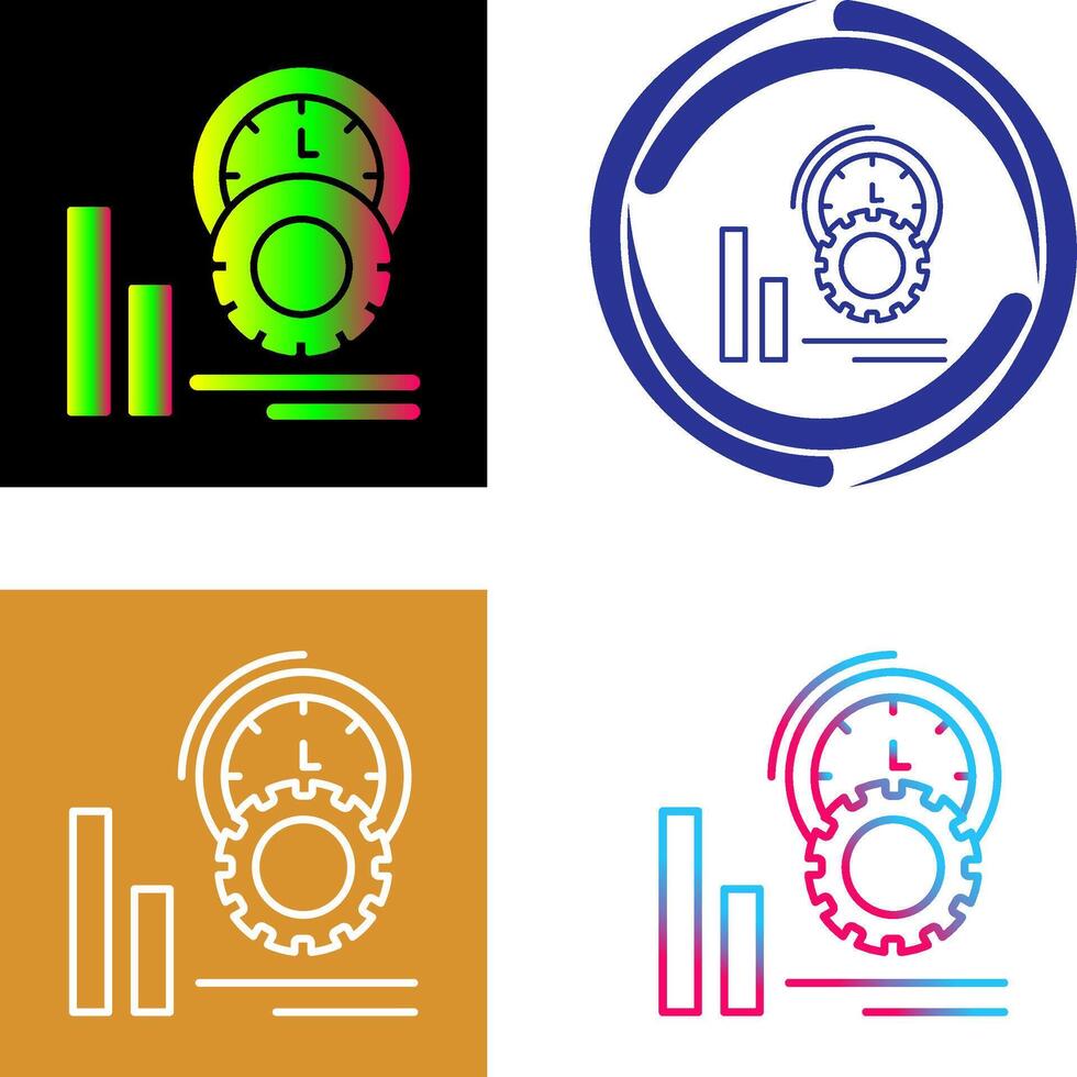 Performance Icon Design vector