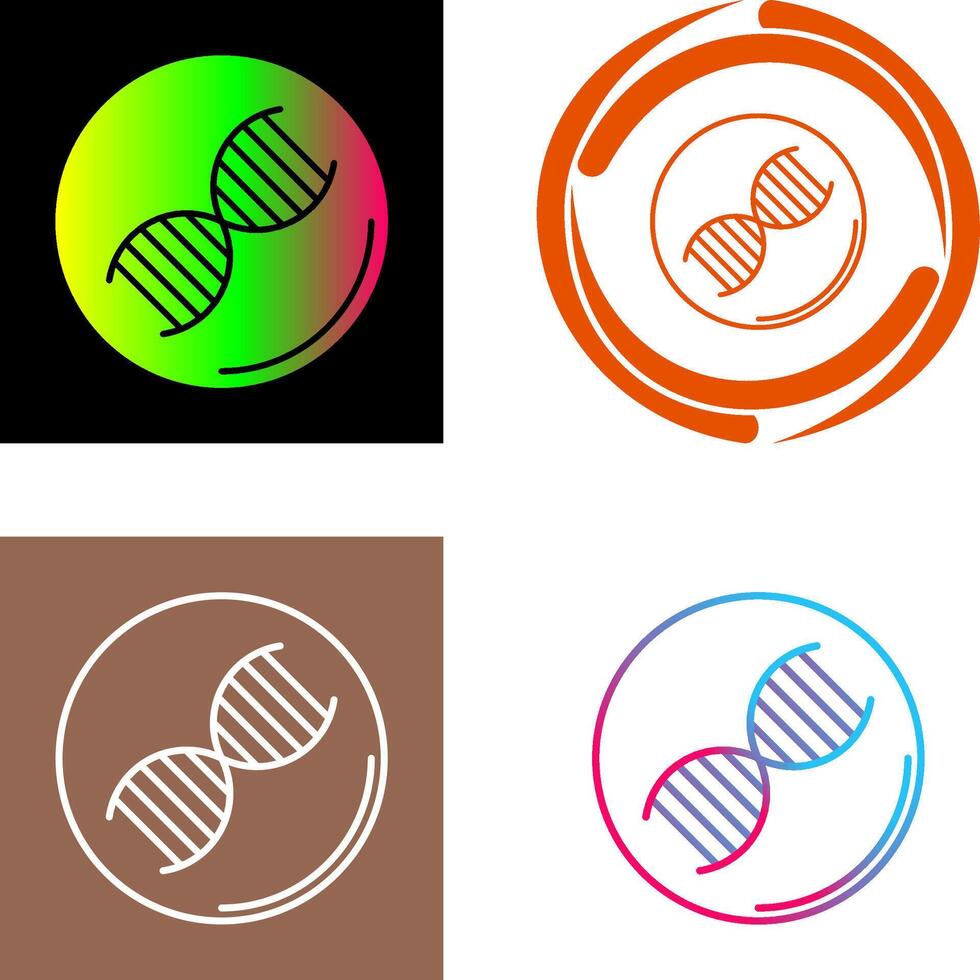 Dna Icon Design vector
