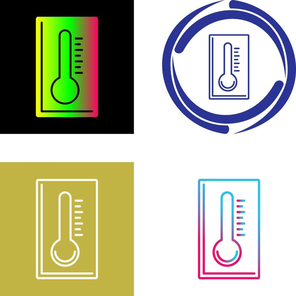 Thermometer Icon Design vector