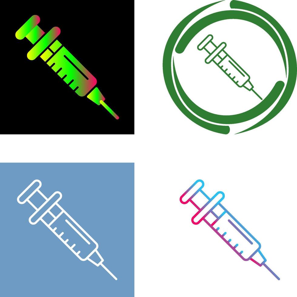 Injection Icon Design vector