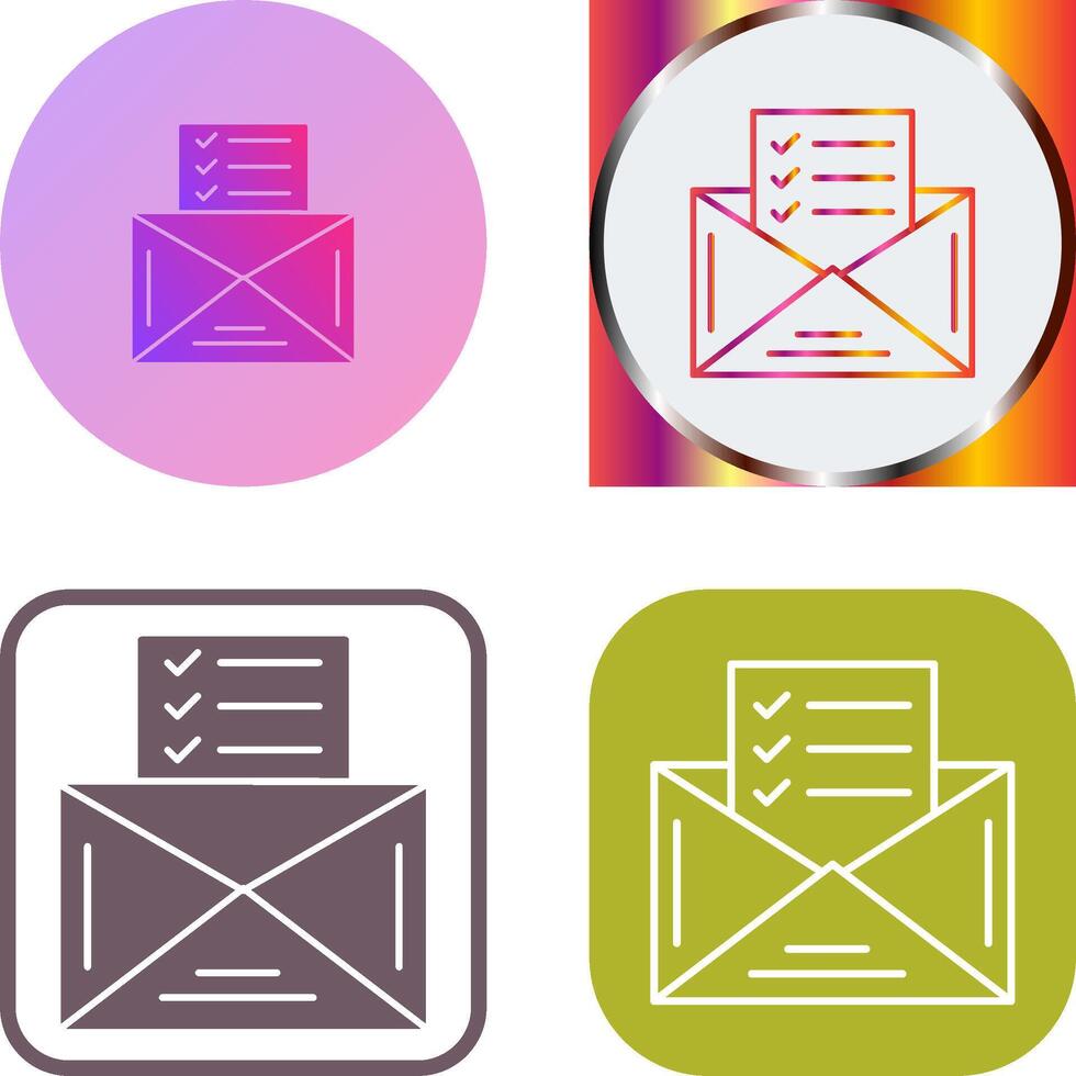 Check List Icon Design vector
