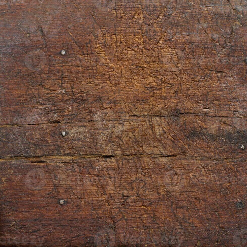 Texture of very old brown wood, full frame photo