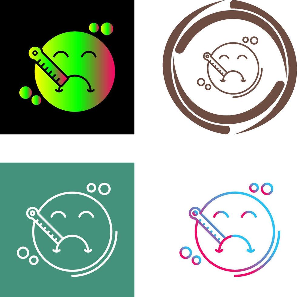 Sick Icon Design vector